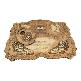 Спиритическая доска OUIJA "Античная" на украинском языке (27×17×0,8 см), компактная.