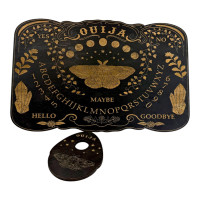Price reduction: Spiritual board "Lunar Hawk Moth" in English (48.5×29×0.8 cm), dark.
