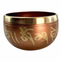 Singing bowl with a pattern (d - 8.5, h - 5.5 cm)