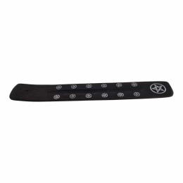 Black wooden incense stand "Pentagram" (25.5 x 3.7 x 0.5 cm)