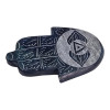 Blue stone incense stand "Hamsa Palm" (9x5.7x1 cm)