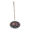Incense stand "OM" round stone (d-10.1 cm)