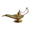 Aladdin's brass lamp (11.5 x 21.5 x 7 cm)