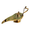 Aladdin's brass lamp (9.5 x 15.5 x 5 cm)