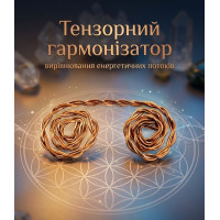 Тензорный гармонизатор "Спираль Гармонии" витый (6х3 см), медь марки М-1 (2 мм)
