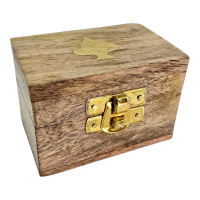 Шкатулка из мангового дерева (5,2х7,8х5,2 см)