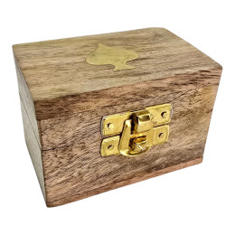 Шкатулка из мангового дерева (5,2х7,8х5,2 см)