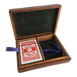 Шкатулка для карт палисандр (16х11,2х4,2 см)