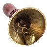 Колокольчик с ручкой латунный  (12х4,4х4,4 см)