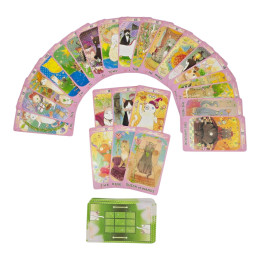 Карти Таро "Мрійливий кіт" (Dreaming Cat Tarot) (10,5х6,3 см)