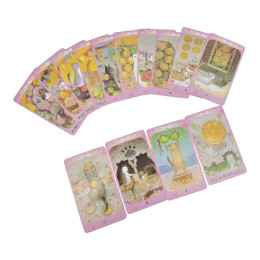 Карти Таро "Мрійливий кіт" (Dreaming Cat Tarot) (10,5х6,3 см)