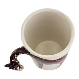 Чашка керамическая "Жираф"  (11х13х8,6 см)