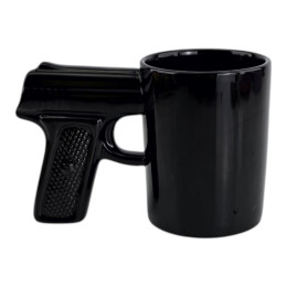 Чашка керамическая "Пистолет"  (10х15,5х4,47 см)