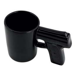 Чашка керамическая "Пистолет"  (10х15,5х4,47 см)