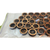 Carved backgammon set "Harmony of Dragons," made of solid wood (56 x 27.5 x 7 cm). Hand-painted. Amber chips.