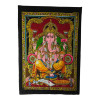 Wall panel "Ganesha on the throne" cotton (110x80 cm)