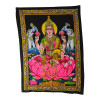 Wall panel "Lakshmi on a lotus" cotton (110x80 cm)