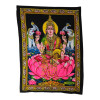 Wall panel "Lakshmi on a lotus" cotton (110x80 cm)