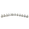 Porcelain Goats with Horseshoes (set of 12) (4.6 x 3.7 x 2.5 cm)