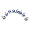 Porcelain Goats with Horseshoes (set of 8) (6.4 x 5.4 x 3.4 cm)