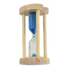Hourglass with blue sand for 5 minutes (8.2 x 4.2 x 4.2 cm)