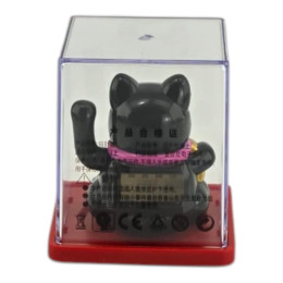 Кошка Манэки Нэко на солнечной батарее (6,4х5,4х5,4 см)