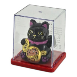 Кошка Манэки Нэко на солнечной батарее (6,4х5,4х5,4 см)