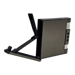 Портсигар с зажигалкой USB (10,6х9,6х2 см)