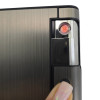 Портсигар с зажигалкой USB (10,6х9,6х2 см)