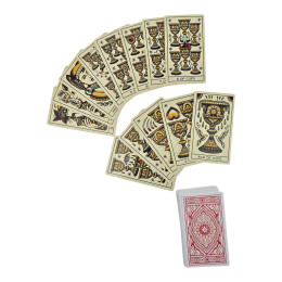 Карти Таро "Тату Таро: Чорнило та інтуїція" (Tattoo Tarot: Ink & Intuition) (10,5х6,2х2,7 см)