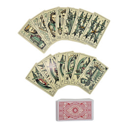 Карти Таро "Тату Таро: Чорнило та інтуїція" (Tattoo Tarot: Ink & Intuition) (10,5х6,2х2,7 см)