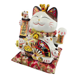 Кошка Манэки Нэко керамическая (31х30х20,5 см)