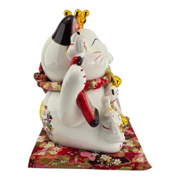 Кошка Манэки Нэко керамическая (31х30х20,5 см)