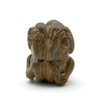 Netsuke made of sandalwood "Monkey"