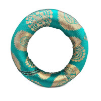 Singing bowl pillow green (d-12 cm)
