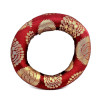 Singing bowl pillow burgundy (d-14 cm)