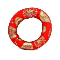 Cushion under the singing bowl red (d-20 cm)