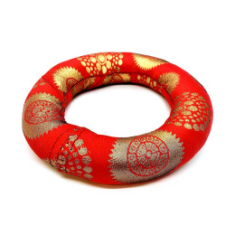 Подушка під співочу чашу червона (d-20 см)