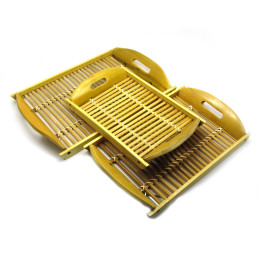 Піднос бамбуковий (32х19х5 см)