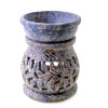 Aroma lamp made of soapstone (8.2x6.5x6.5 cm)
