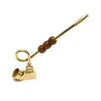 Трубка бронзовая гнутая (13,5х7х1,3 см)(ZIK ZAK)C