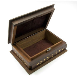 Шкатулка с секретом розовое дерево (18х13х6 см)(7" Х 5")