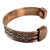 Copper bracelet with magnets "Waves"